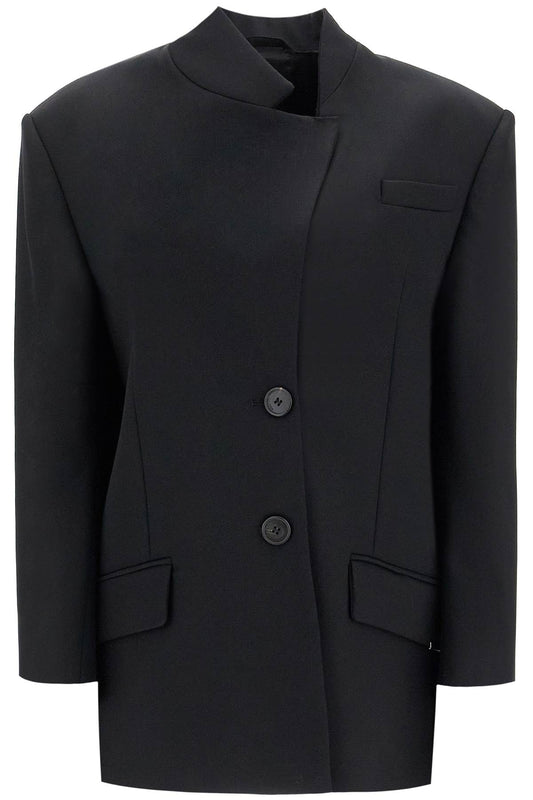 The Attico asymmetric wool blazer for Jackets The Attico