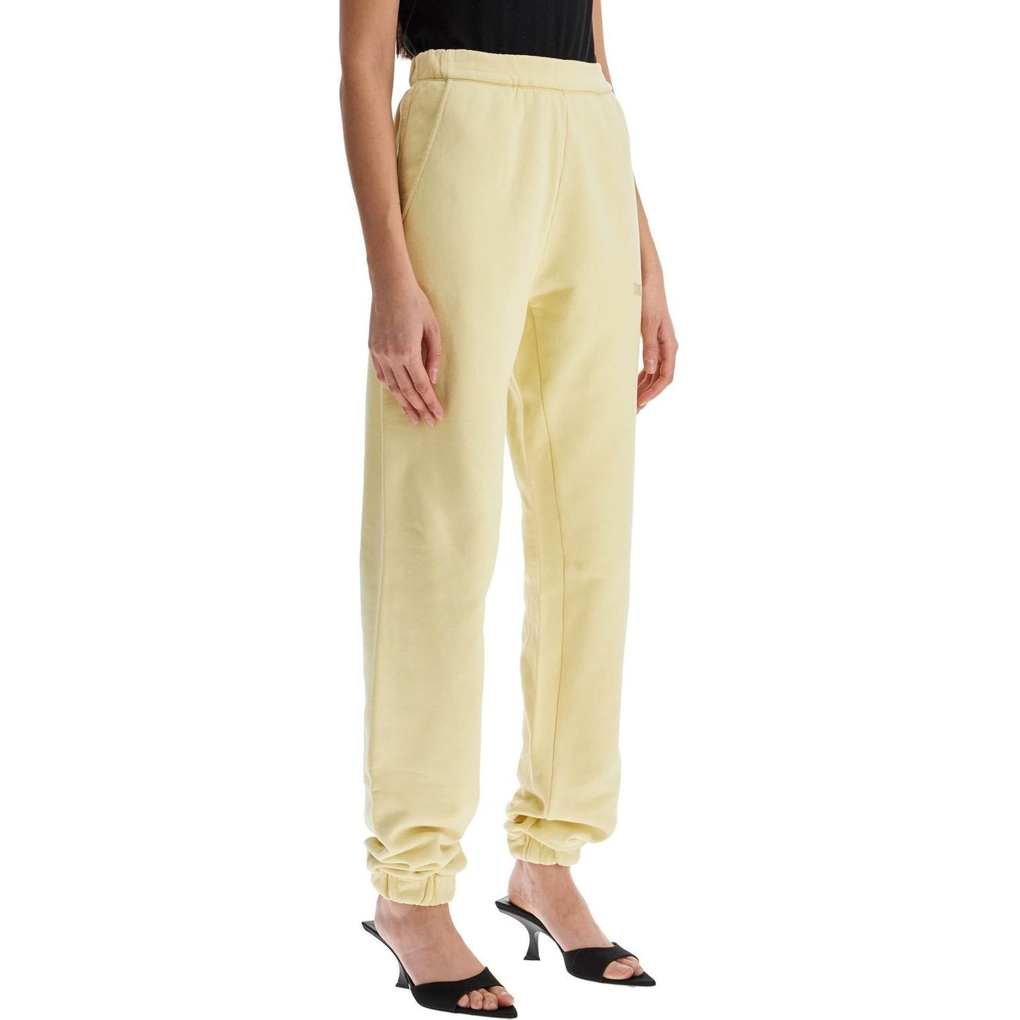 The Attico high waist loose yellow cotton pants Trousers The Attico