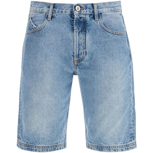 The Attico denim boyfriend bermuda shorts Short trousers The Attico