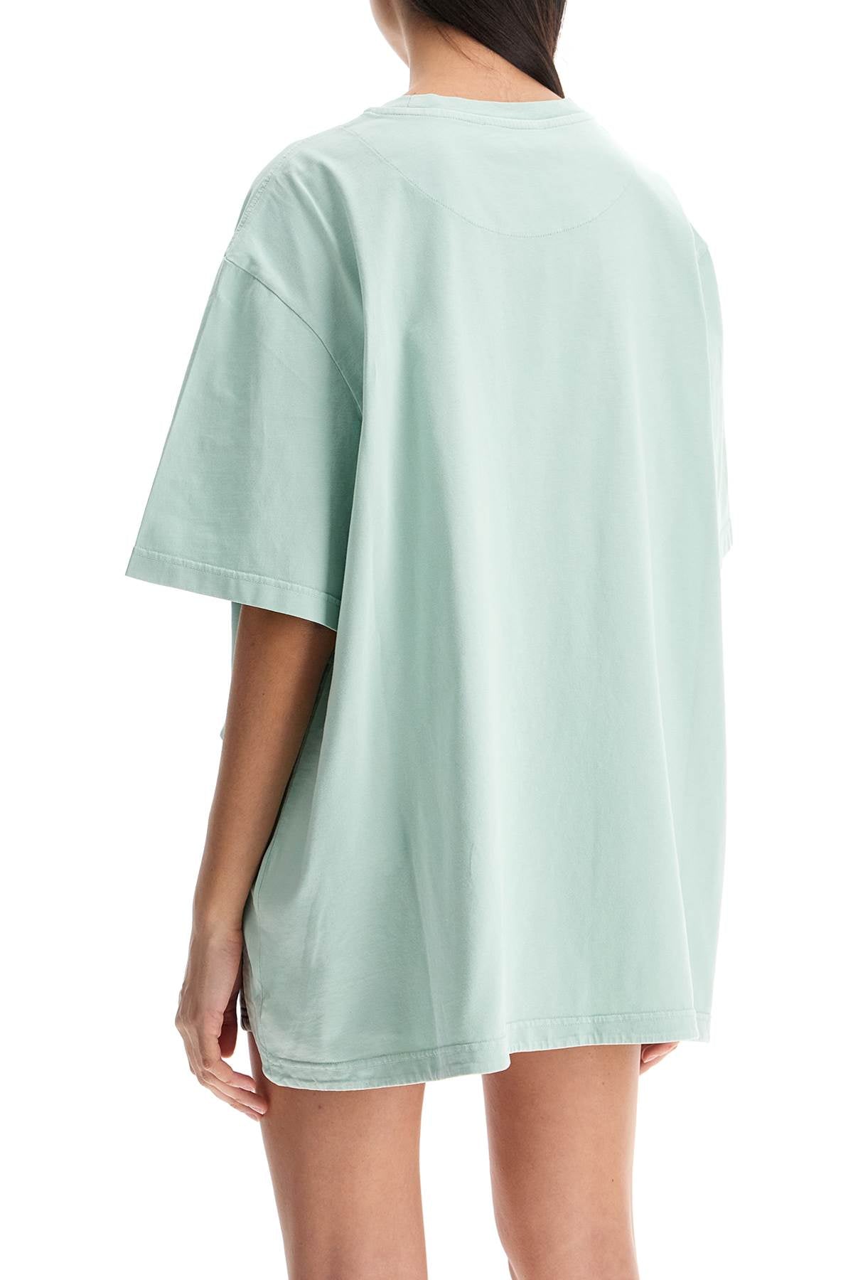 The Attico oversized short sleeve mint green t-shirt Topwear The Attico