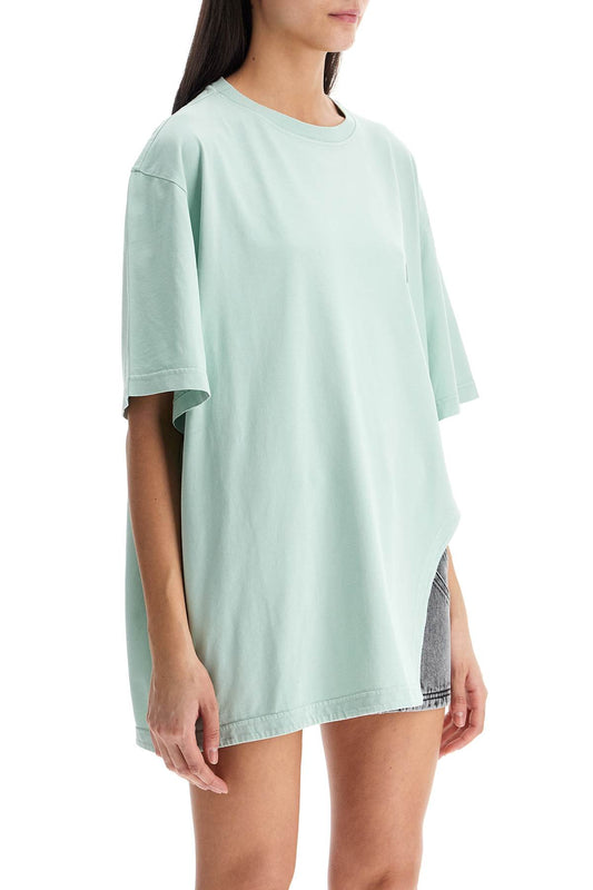 The Attico oversized short sleeve mint green t-shirt Topwear The Attico