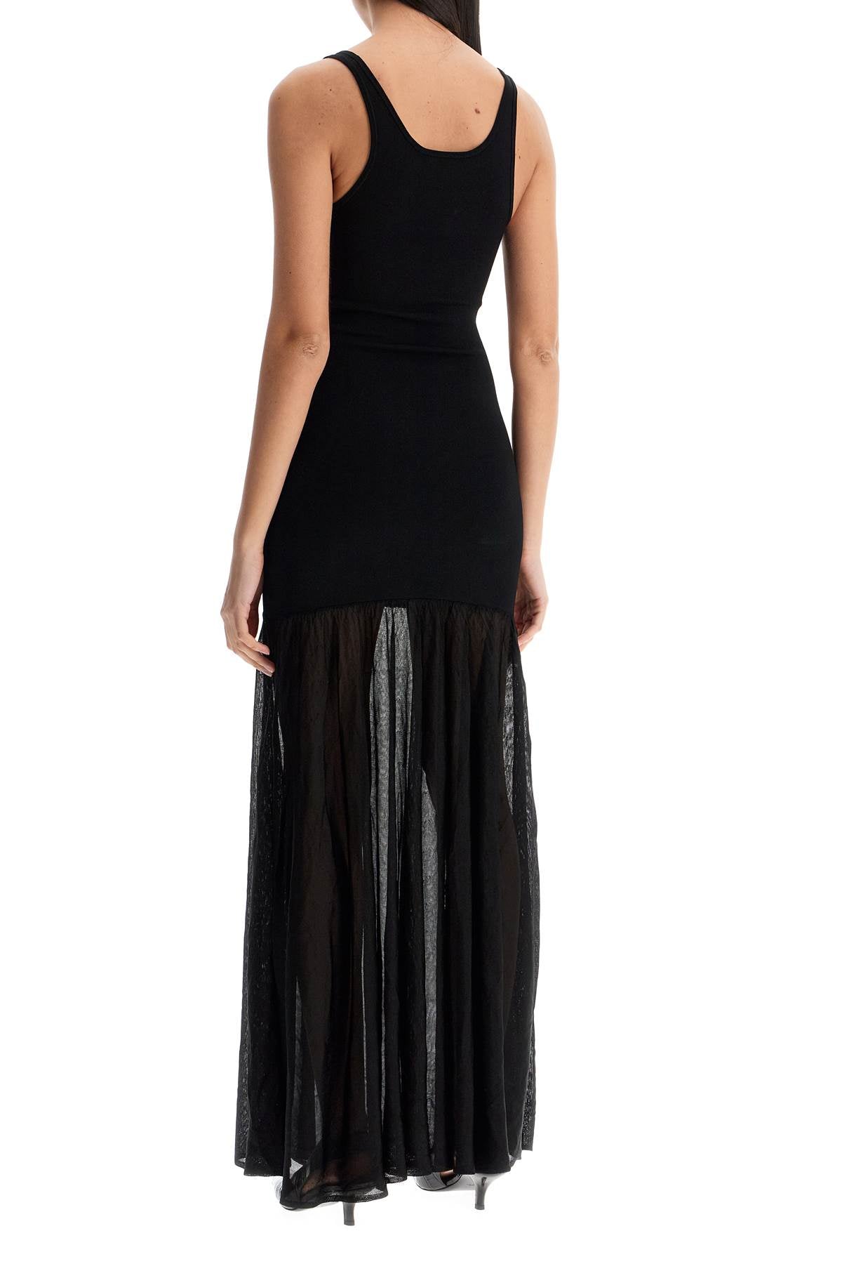 Toteme long black evening sleeveless dress with wide neckline Dresses Toteme