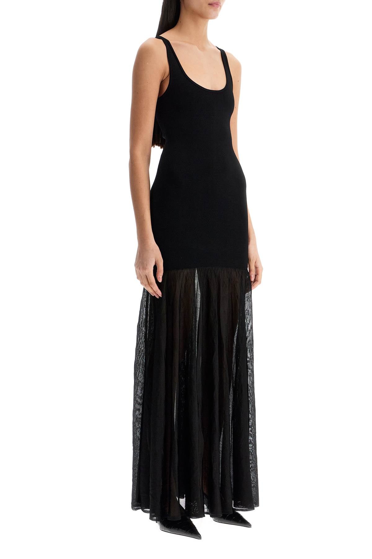 Toteme long black evening sleeveless dress with wide neckline Dresses Toteme