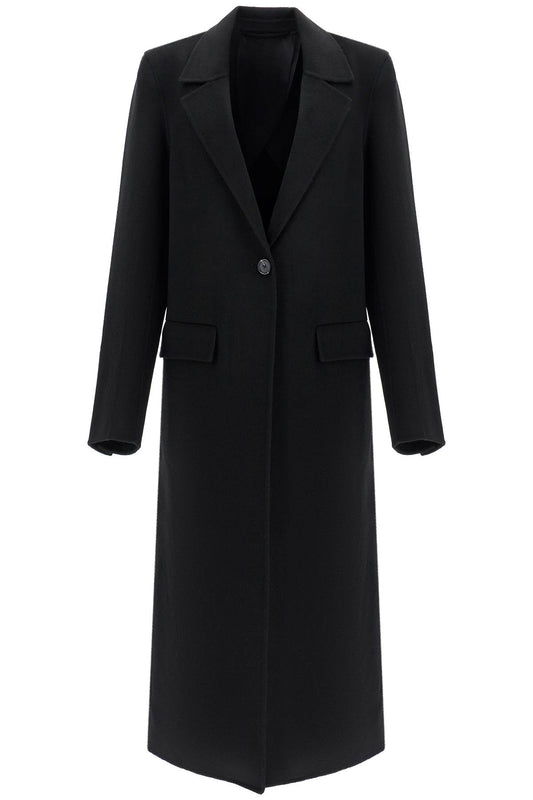 Toteme classic doublé long black wool coat Jackets Toteme