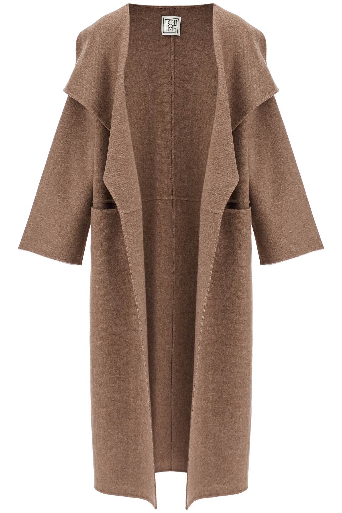 Toteme beige wool and cashmere kimono coat Jackets Toteme