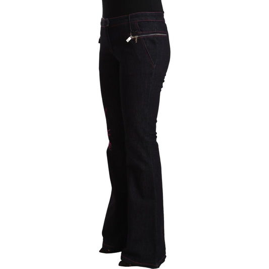 Exte Chic Mid Waist Flared Denim Elegance Exte