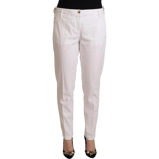 Jacob Cohen Elegant Mid Waist Tapered Trousers Jacob Cohen