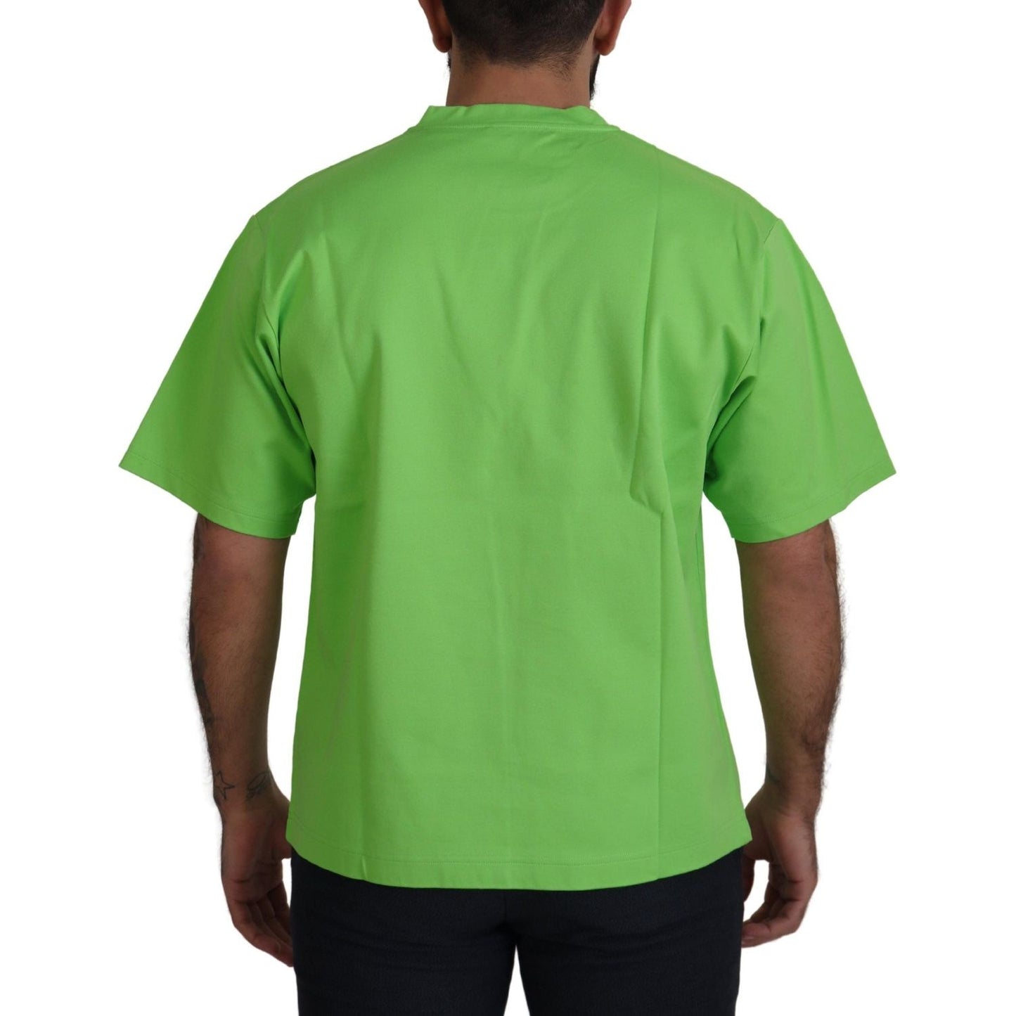 Dolce & Gabbana Chic Green Crewneck Short Sleeve Tee Dolce & Gabbana