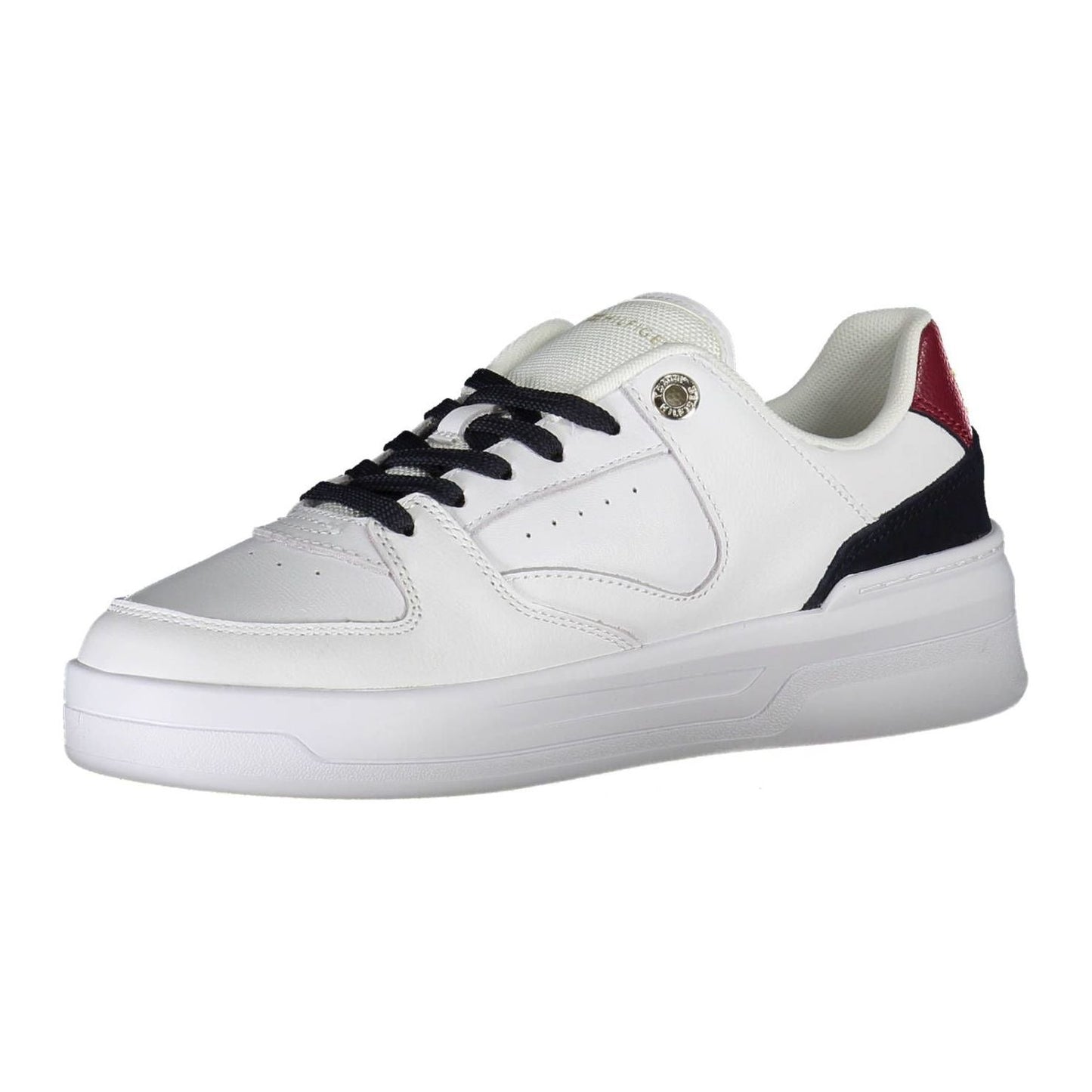 Tommy Hilfiger White Leather Women Sneaker Tommy Hilfiger