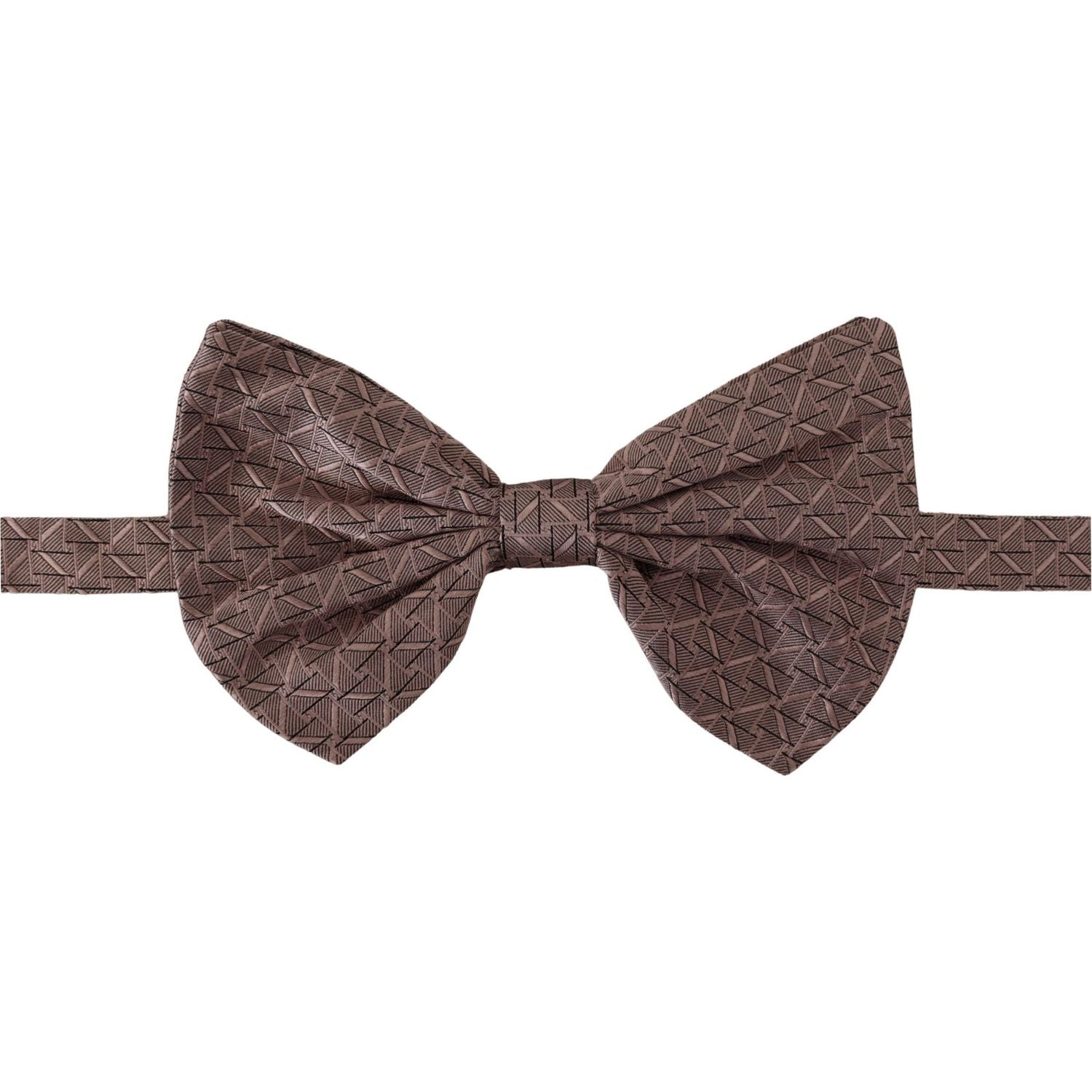 Dolce & Gabbana Gray Fantasy Print Adjustable Neck Papillon Bow Tie