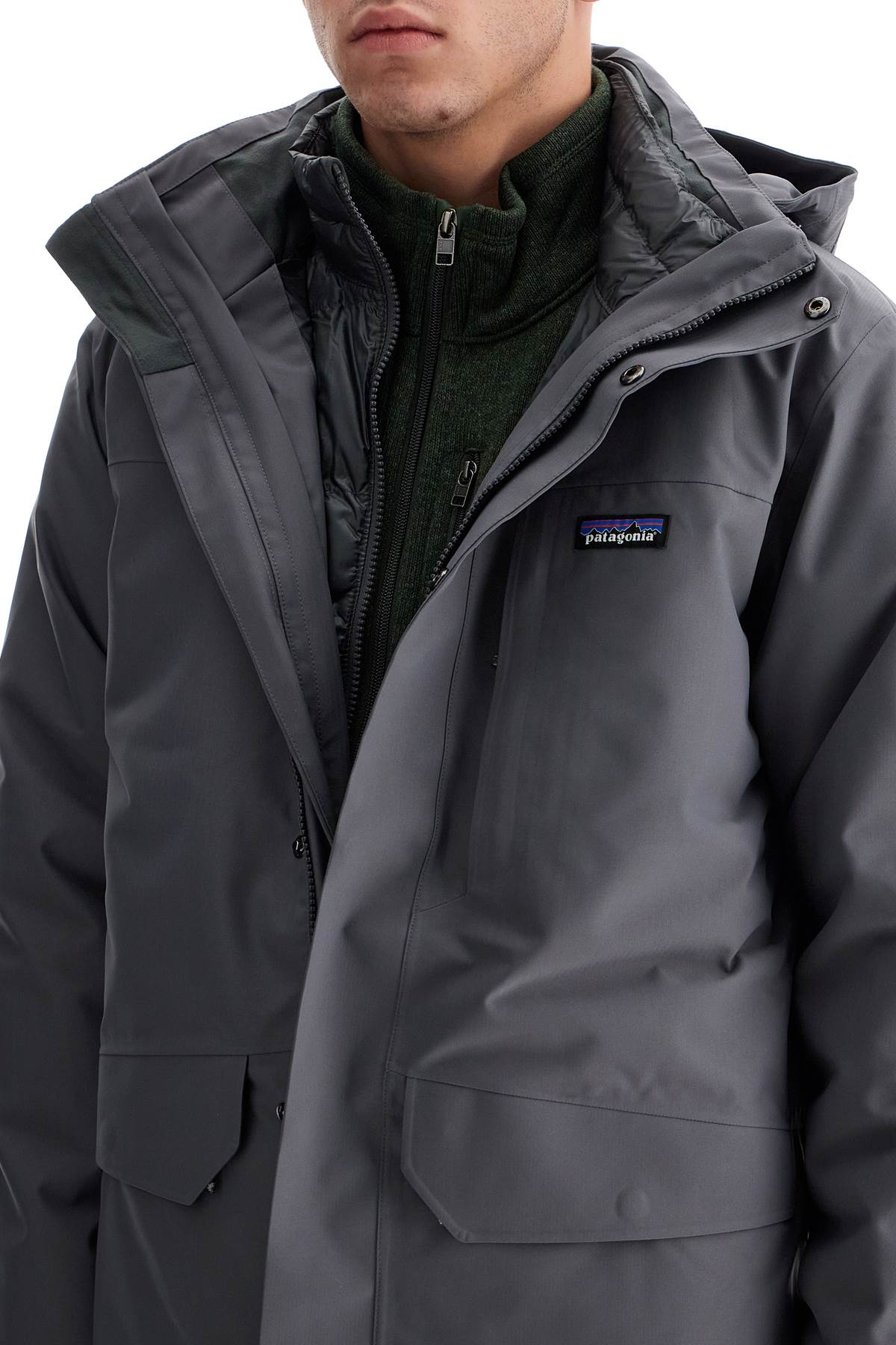 PATAGONIA 3-in-1 Parka matte polyester men's Jackets PATAGONIA