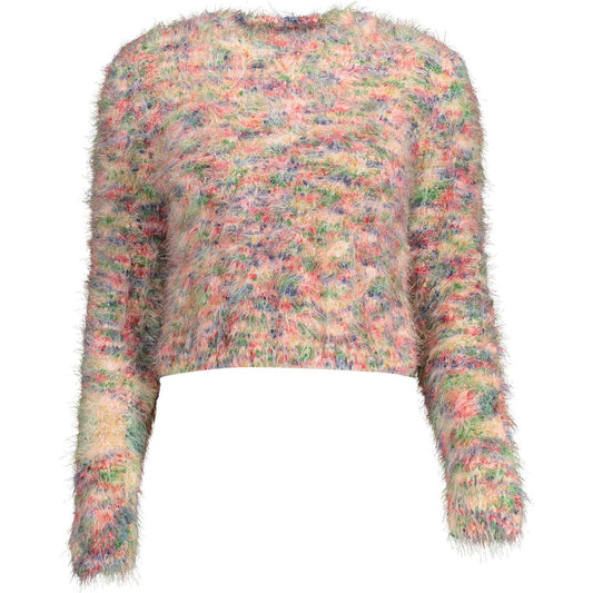 Desigual Pink Polyamide Women Sweater Desigual