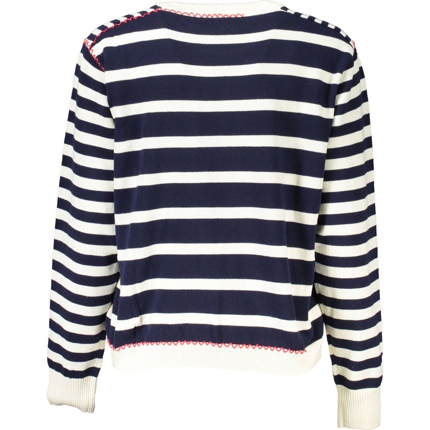 Desigual Blue Cotton Women Sweater Desigual