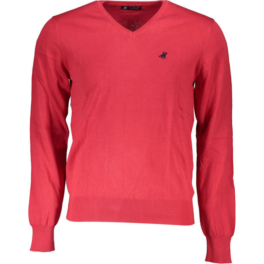 U.S. Grand Polo Elegant Long Sleeve V-Neck Sweater U.S. Grand Polo