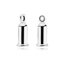 PANDORA CHARMS Mod. BARREL EARRINGS DESIGNER FASHION JEWELLERY PANDORA