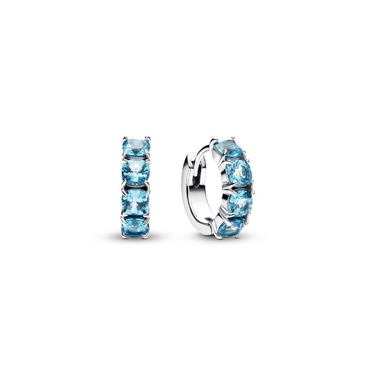PANDORA JEWELRY Mod. SPARKLING DOUBLE HOOP EARRINGS-0
