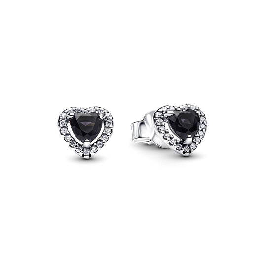 PANDORA JEWELRY Mod. ELEVATED HEART STUD EARRINGS-0