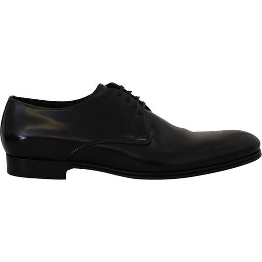 Dolce & Gabbana Black Leather Formal Dress Shoes