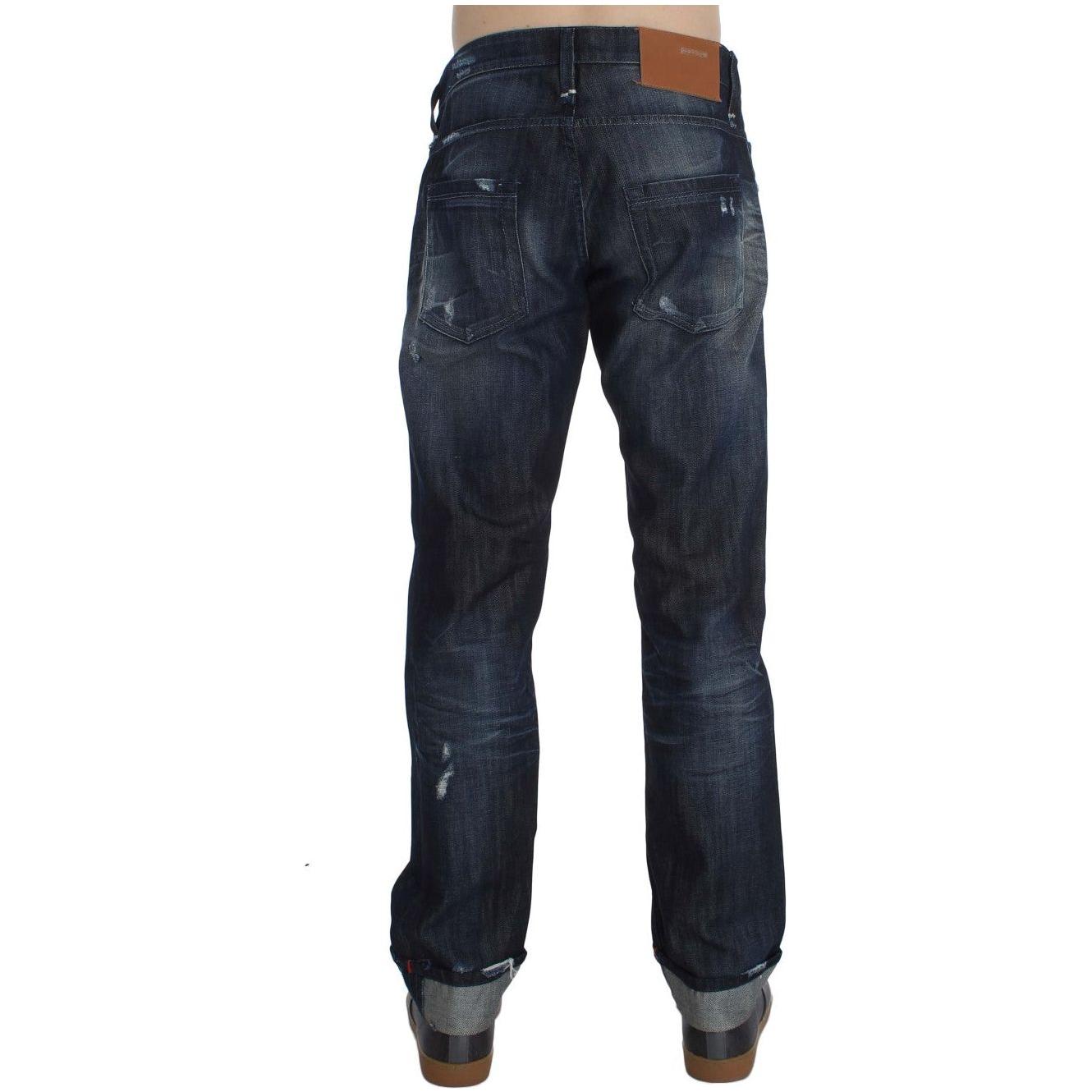 Acht Elegant Regular Straight Fit Blue Jeans Jeans & Pants Acht