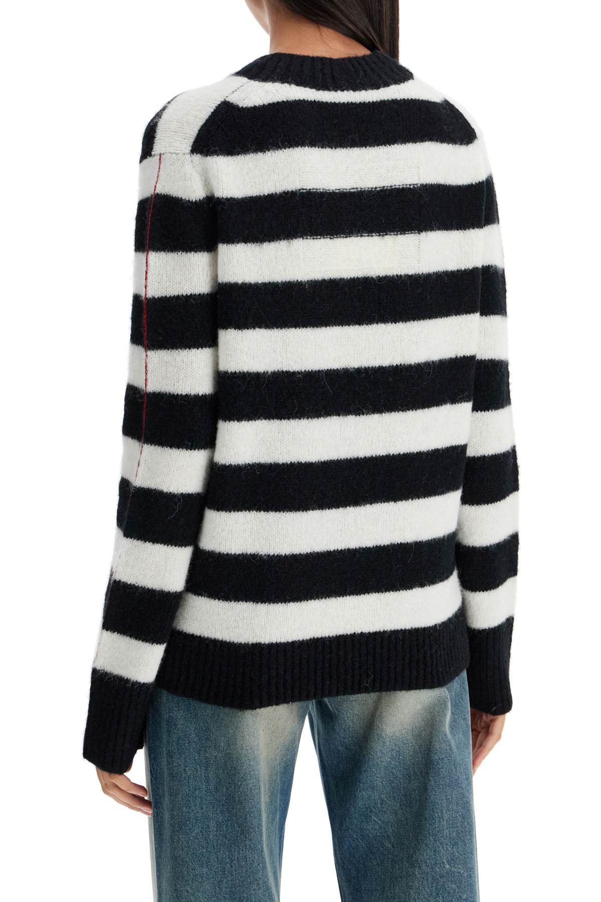 Marc Jacobs pullover the striped brushed logo sweater Knitwear Marc Jacobs