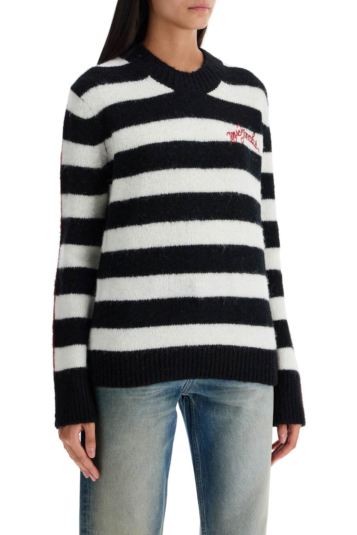 Marc Jacobs pullover the striped brushed logo sweater Knitwear Marc Jacobs