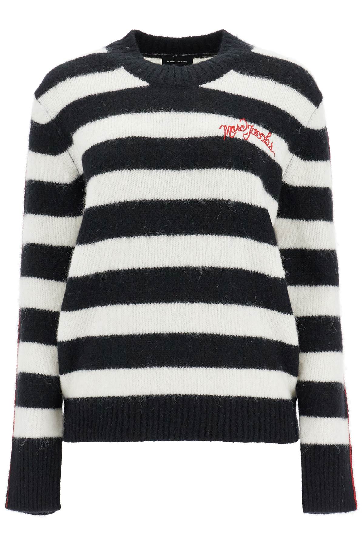 Marc Jacobs pullover the striped brushed logo sweater Knitwear Marc Jacobs