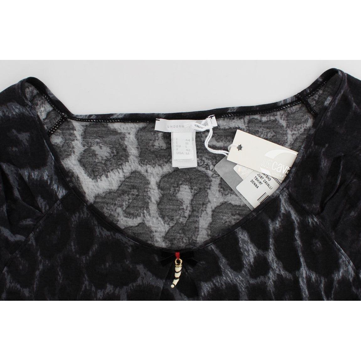 Chic Leopard Modal Top by Cavalli Cavalli