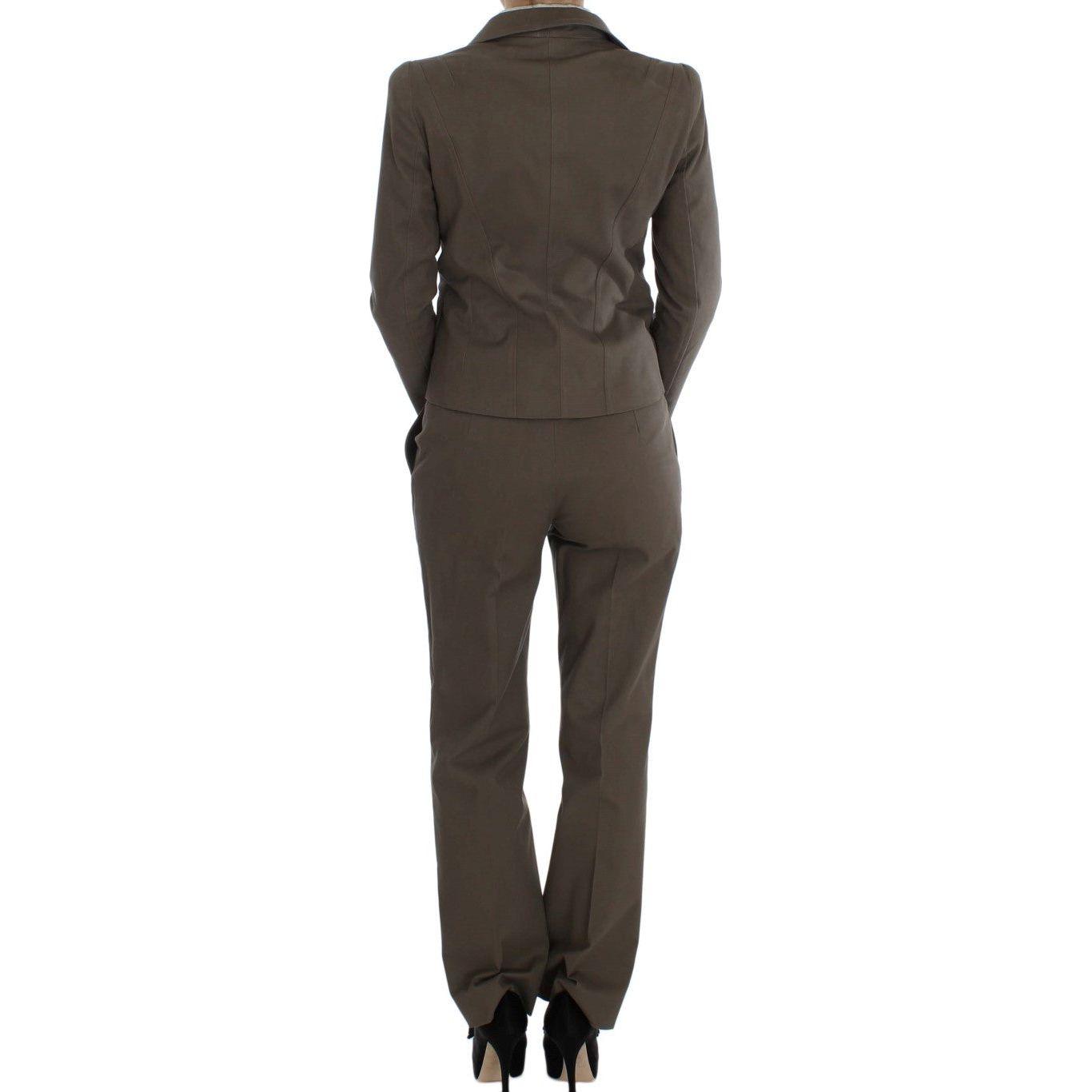 BENCIVENGA Beige Wool Cotton Suit 1728,20% Cotton,67345645728,Beige,BENCIVENGA,Clothing,IT48 | XL,Material: 80% Wool,New with tags,Suits & Blazers - Clothing,Suits & Blazers - Women - Clothing,Two-Piece Suits - Suits & Blazers - Clothing,Women,Women - Clo
