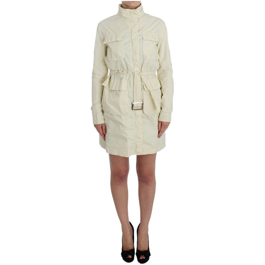 Chic Beige Trench Jacket Coat