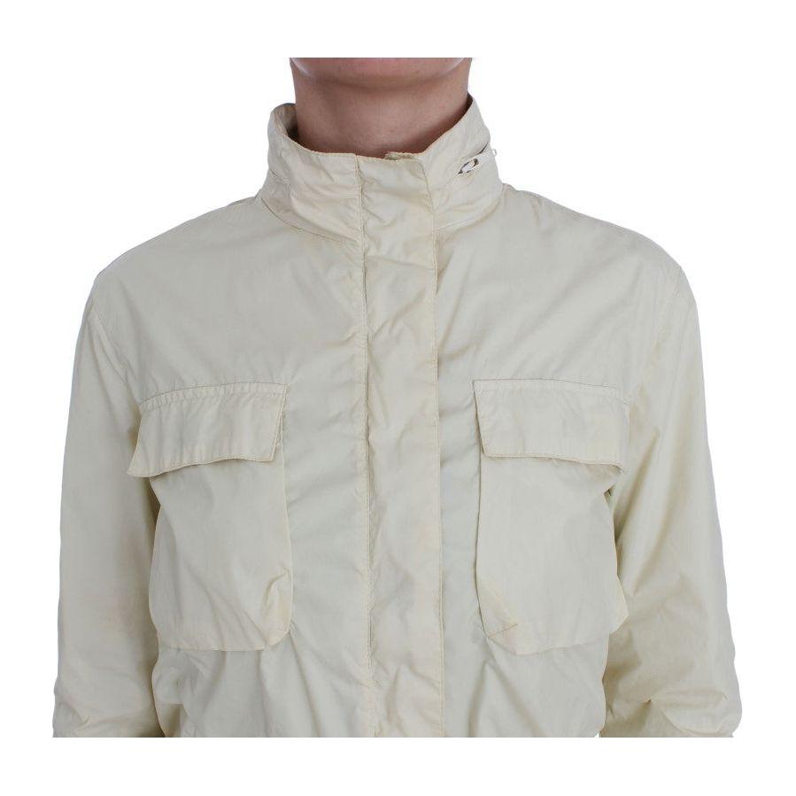 P.A.R.O.S.H. Beige Weather Proof Trench Jacket Coat