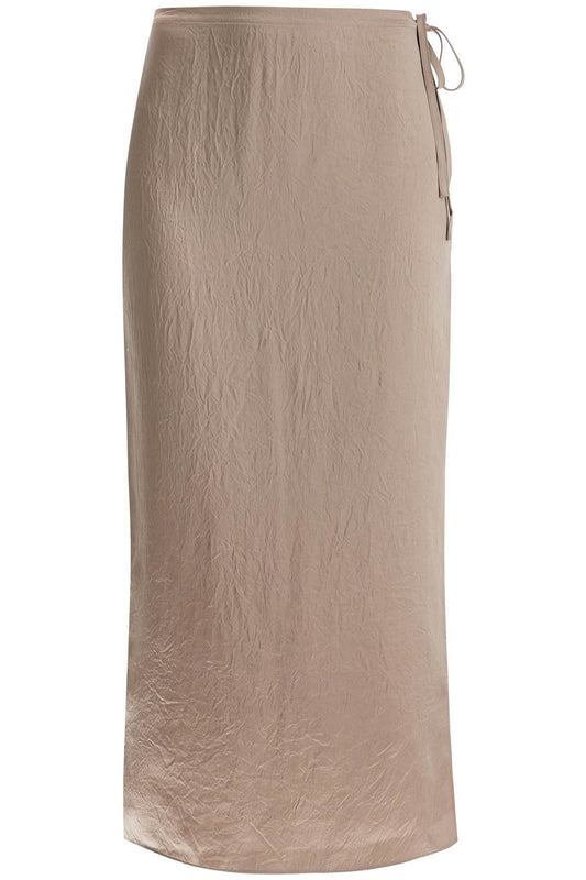 FILIPPA K 'ruffled satin midi skirt with Skirts FILIPPA K