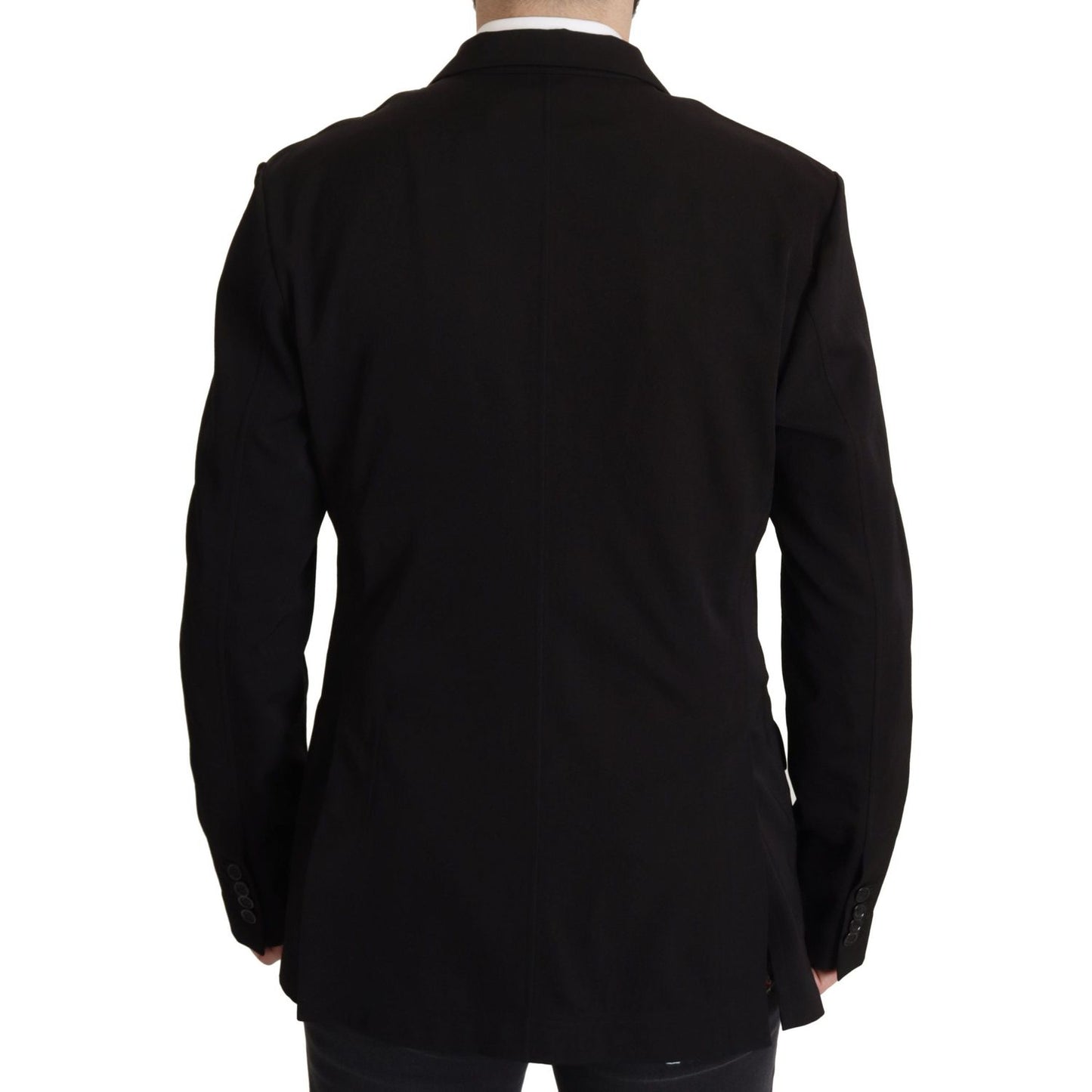 Dolce & Gabbana Elegant Virgin Wool Single Breasted Jacket Dolce & Gabbana