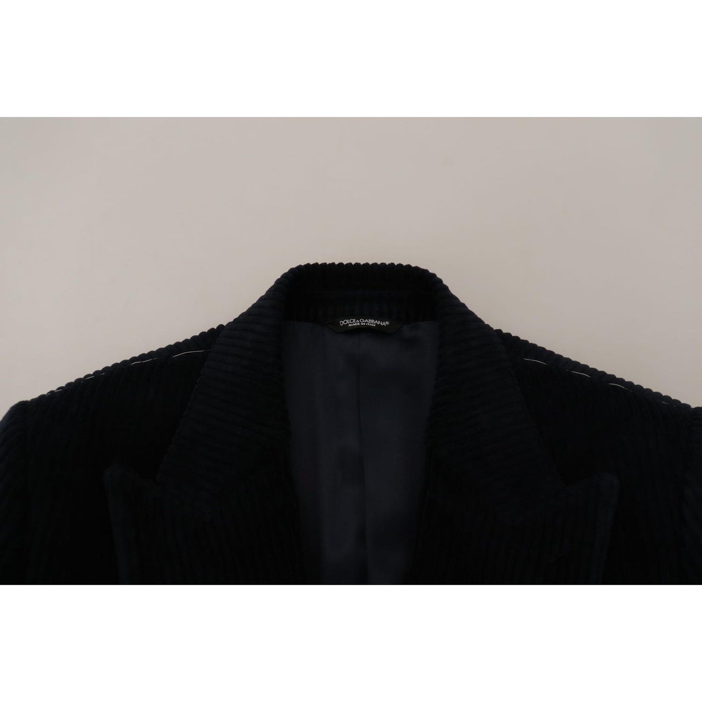 Dolce & Gabbana Elegant Black Cotton Long Cardigan Jacket Dolce & Gabbana