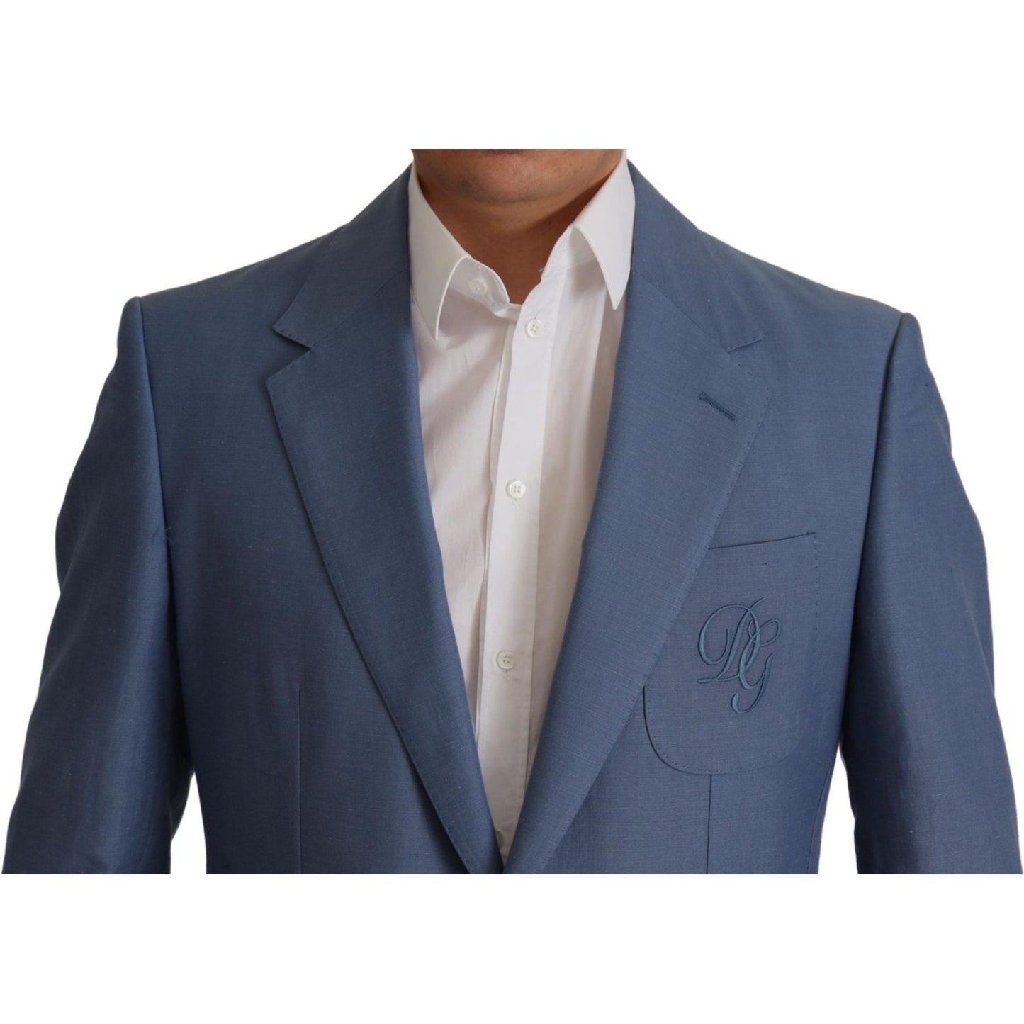 Dolce & Gabbana Elegant Single Breasted Linen Jacket Dolce & Gabbana