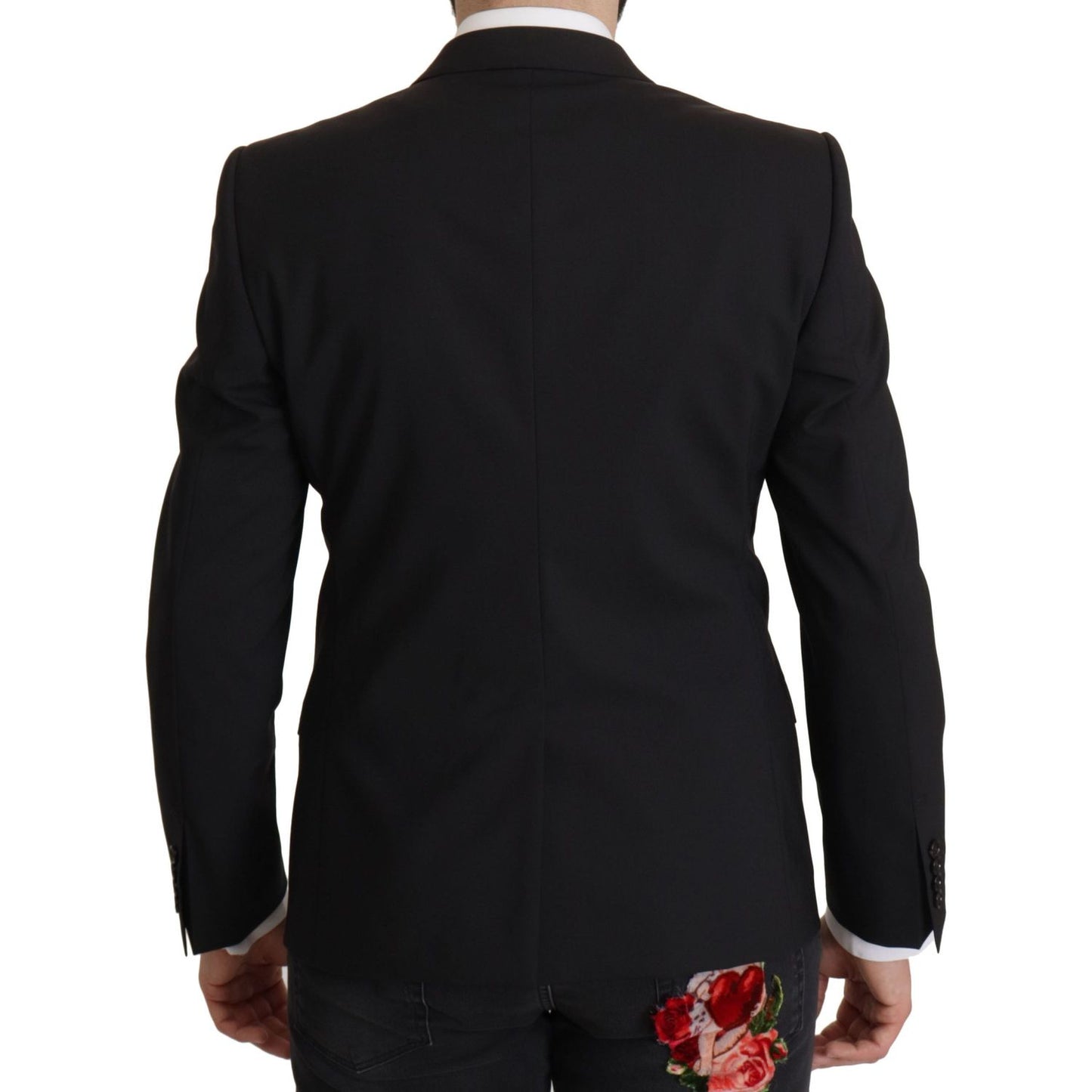 Dolce & Gabbana Elegant Slim Fit Black Blazer Jacket Dolce & Gabbana