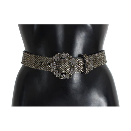 Dolce & Gabbana Embellished Sequined Wide Waist Belt Belt Dolce & Gabbana