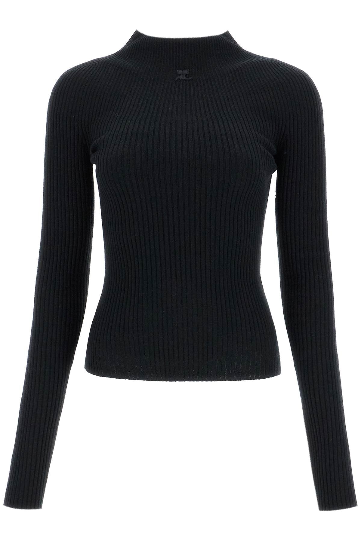 Courreges bed fitted pullover with solar light Knitwear Courreges