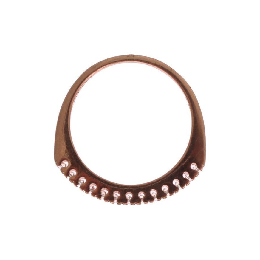 Nialaya Red Gold 925 Silver Ring