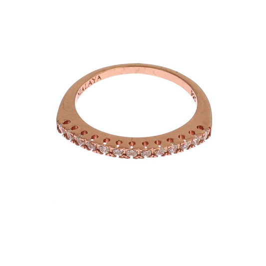 Nialaya Red Gold 925 Silver Ring Nialaya