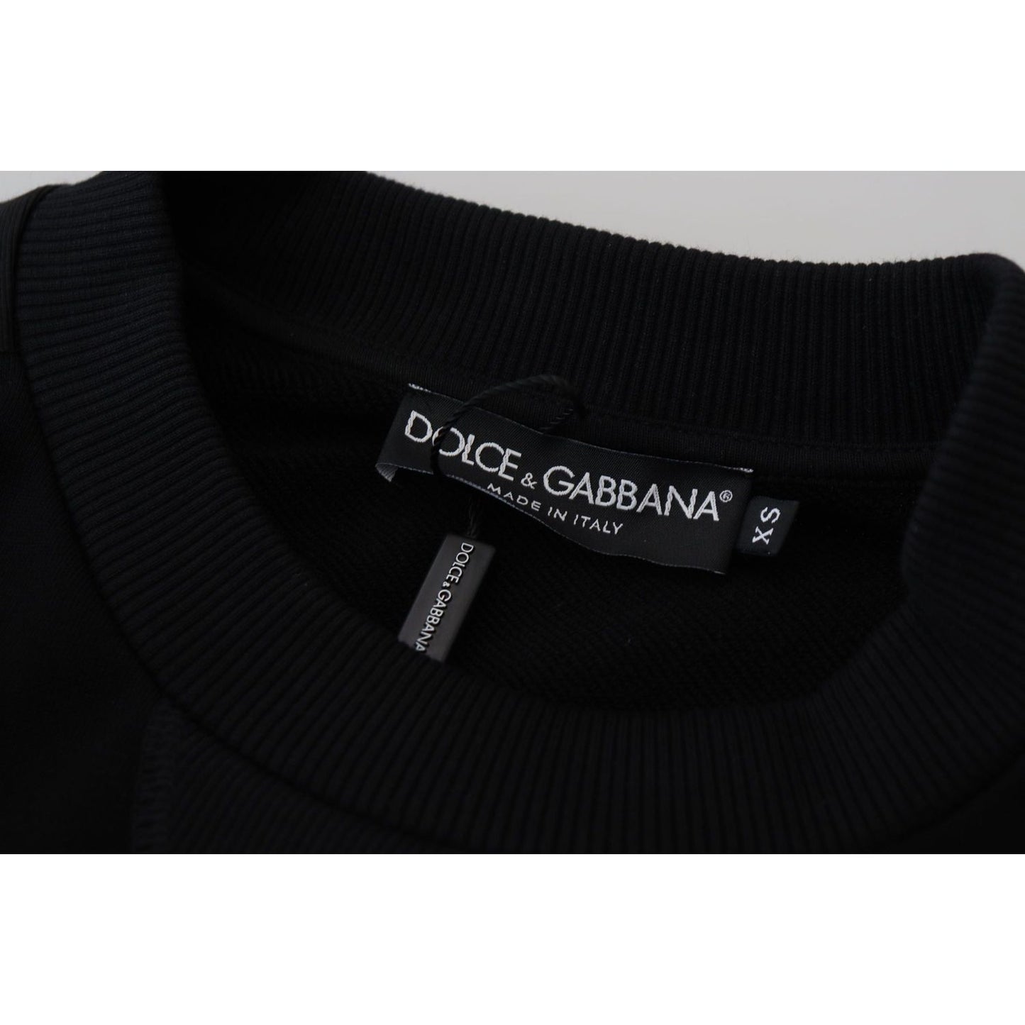 Dolce & Gabbana Elegant Crewneck Cotton Blend Sweater Dolce & Gabbana