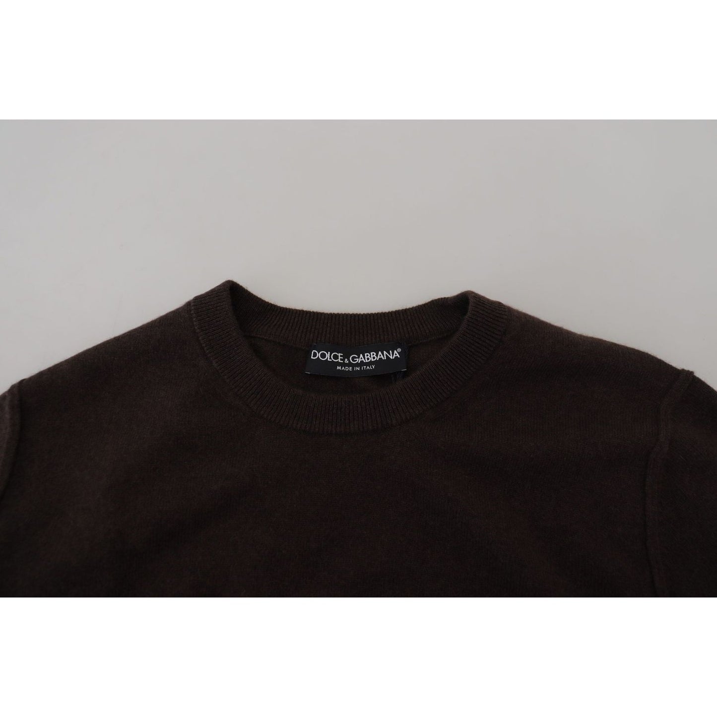 Dolce & Gabbana Elegant Cashmere Crew Neck Sweater Dolce & Gabbana