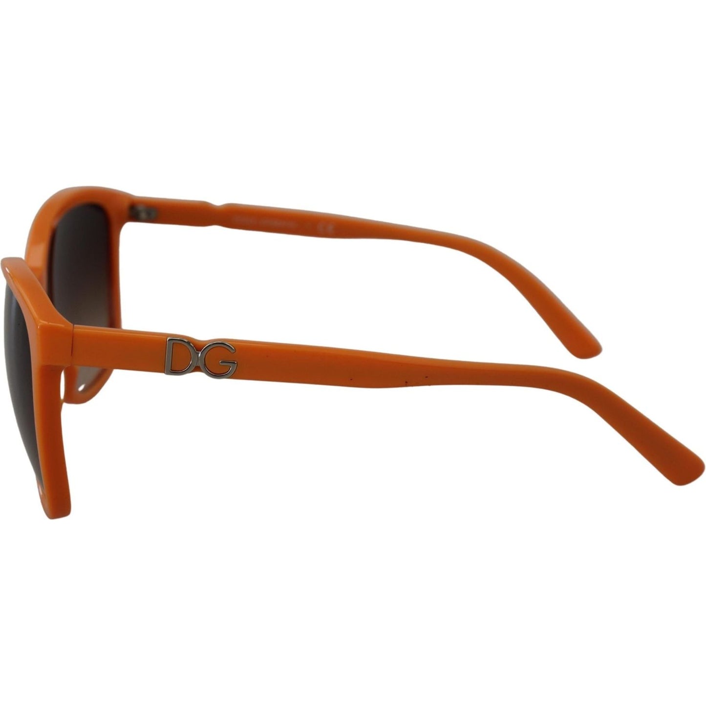 Dolce & Gabbana Chic Orange Round Sunglasses for Women Dolce & Gabbana