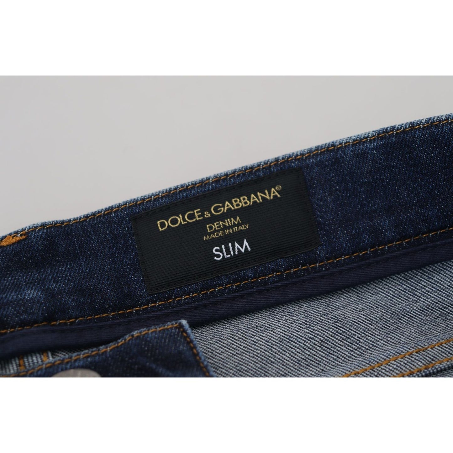 Dolce & Gabbana Chic Slim Fit Italian Denim Sensation Dolce & Gabbana