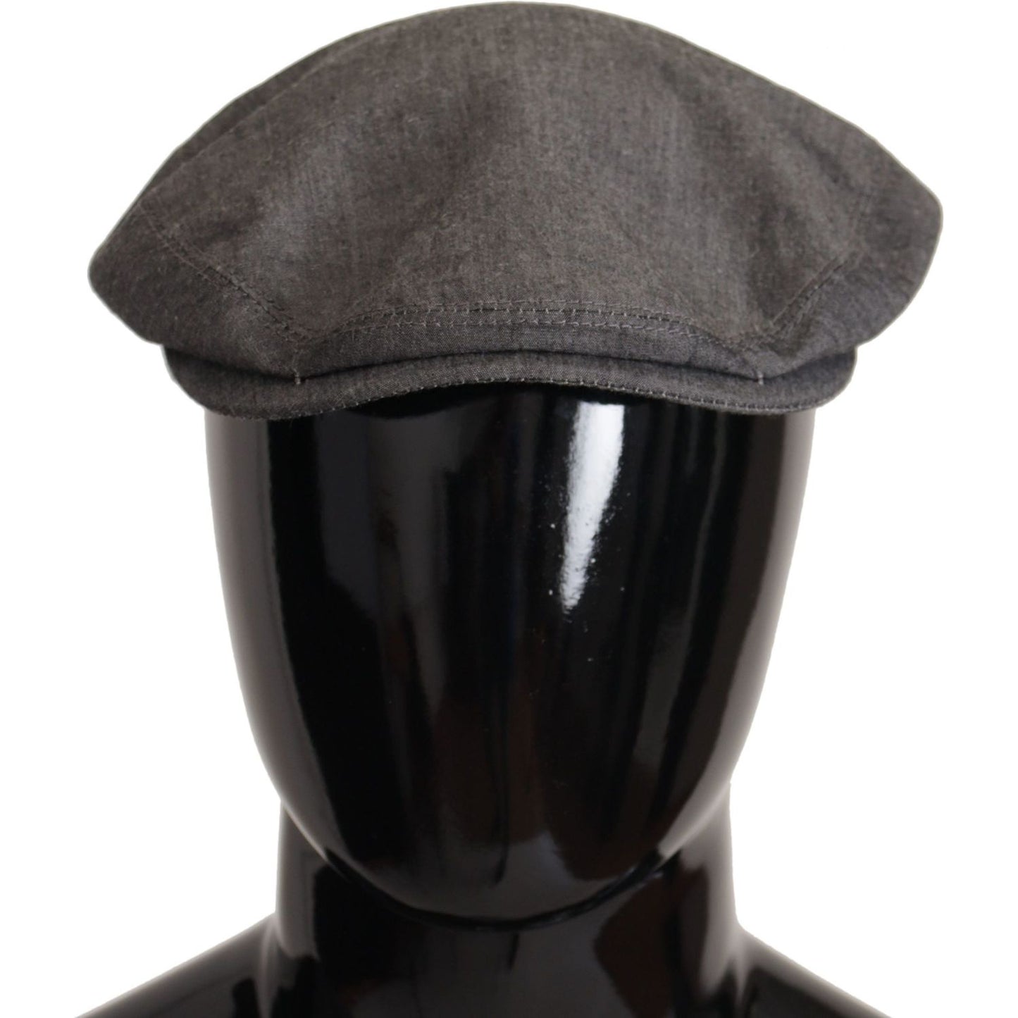 Dolce & Gabbana Elegant Gray Newsboy Hat Dolce & Gabbana