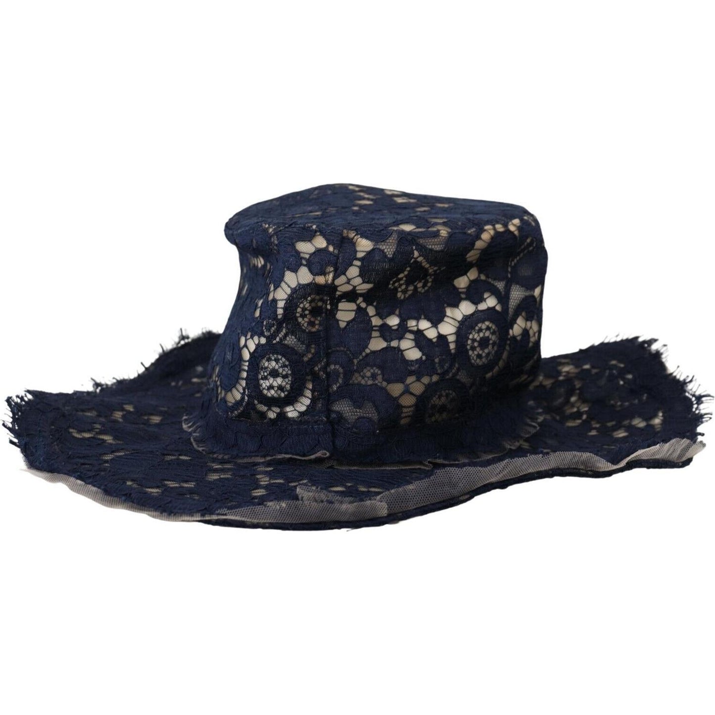 Dolce & Gabbana Elegant Wide Brim Blue Hat Dolce & Gabbana