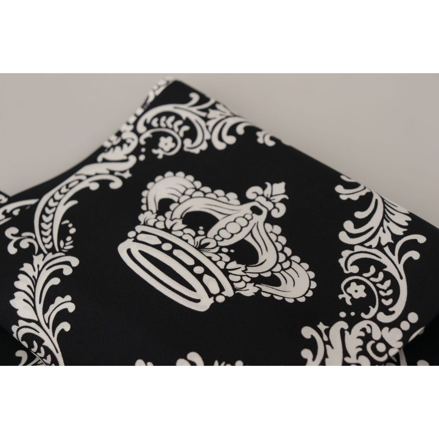 Dolce & Gabbana Regal Crown Silk Men's Scarf Dolce & Gabbana