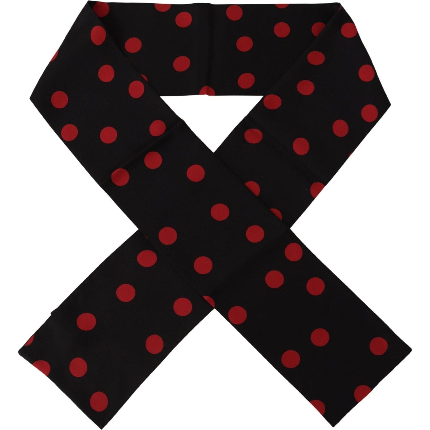 Dolce & Gabbana Elegant Silk Polka Dot Men's Scarf Dolce & Gabbana