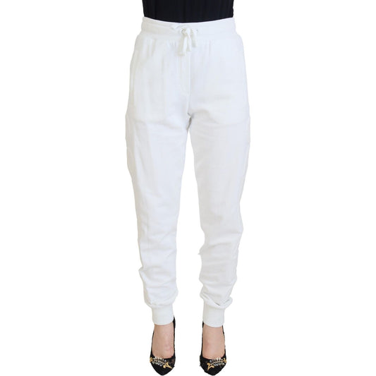 Dolce & Gabbana Elegant White Cotton Trousers Dolce & Gabbana