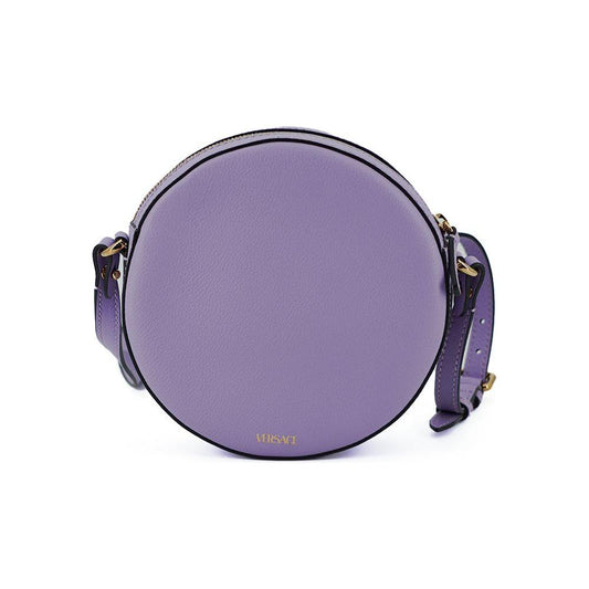 Versace Elegant Purple Round Shoulder Bag WOMAN SHOULDER BAGS Versace