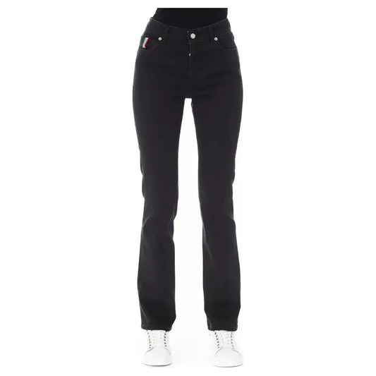 Baldinini Trend Black Cotton Women's Jean Baldinini Trend